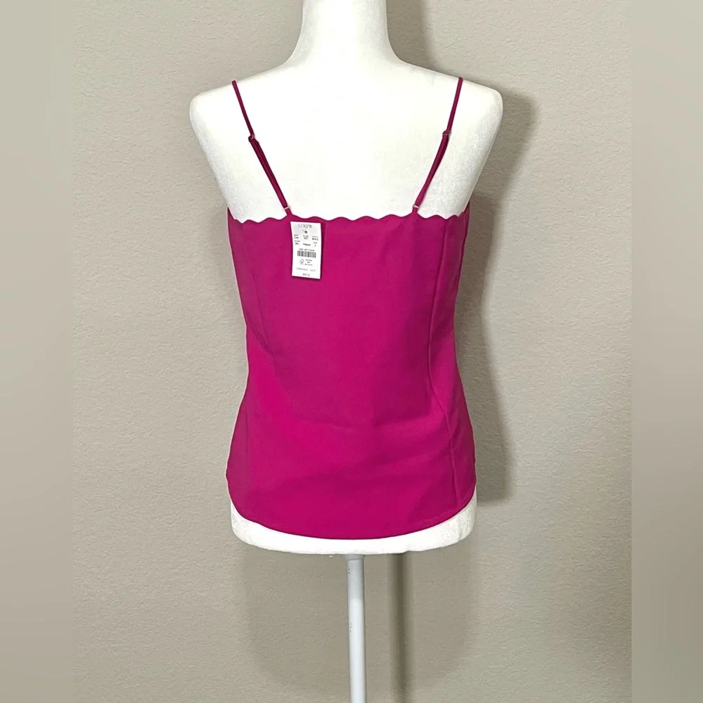 J. Crew Scalloped Preppy Academia Camisole Size 2